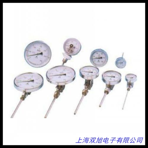電接點雙金屬溫度計 WSSX-401 軸向 不銹鋼反應釜溫度計
