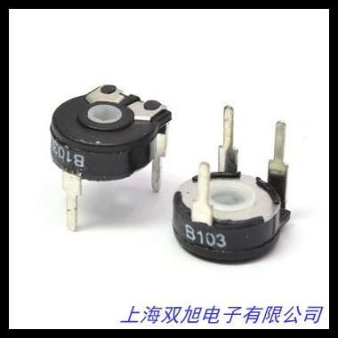 RM065-103臥式10K蘭白藍(lán)白可調(diào)電阻/電位器 WH06-2A