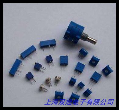 RM065-103臥式10K蘭白藍(lán)白可調(diào)電阻/電位器 WH06-2A